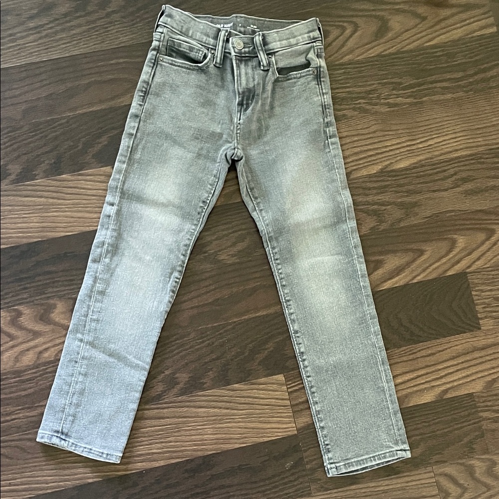 Old Navy Boy’s Light Grey Skinny Jeans